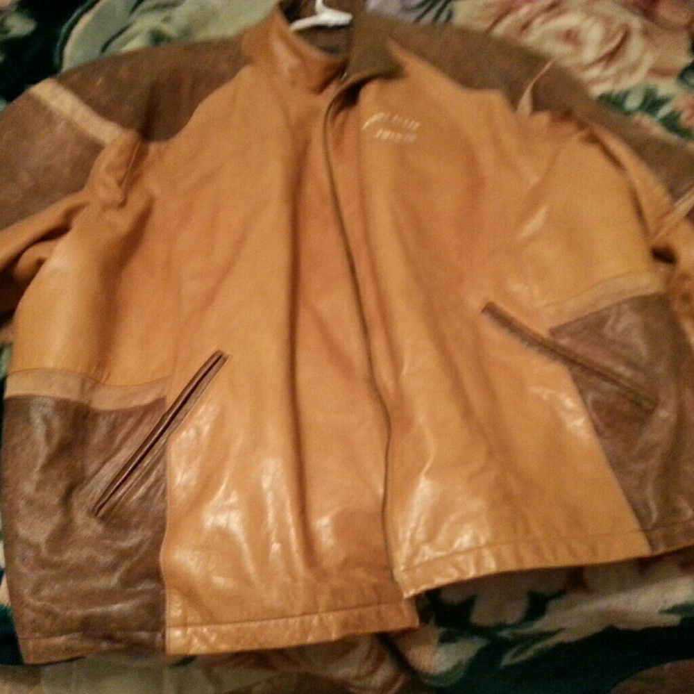 Perry Ellis leather jacket
